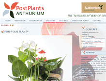 Tablet Screenshot of postplants.nl